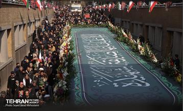 مراسم تشییع پیکرهای ۱۰۰ شهید گمنام 44