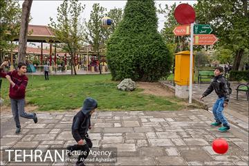 روز طبیعت بارانی در بوستان رازی 3