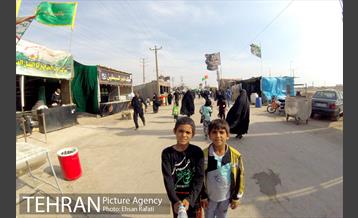 زائران مسیر کربلا  6