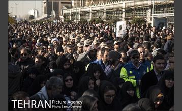 تشییع شهدای آتش نشان با حضور مردم 30