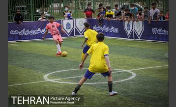 اختتامیه مسابقات فوتبال خیابانی جام رمضان ۱۴۰۰ در محله هرندی 13