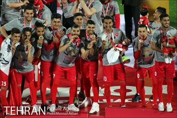 جشن قهرمانی تیم فوتبال پرسپولیس