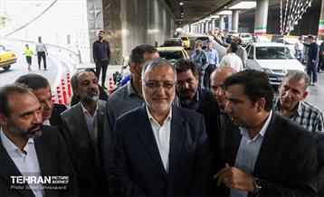 گشایش ادامه بزرگراه یادگار امام(ره) پس از ۱۴ سال توقف