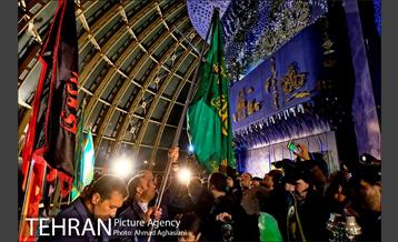 رونمایی از پرچم حرم حضرت عبدالعظیم (ع) در برج میلاد 40