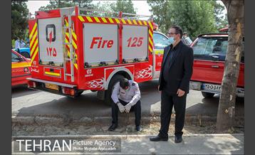 مراسم تشییع آتش نشان شهید مرتضی حیدری 13