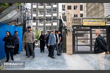 بازدید سخنگوی شهرداری تهران از فعالیت گروه‌های جهادی در منطقه 5
