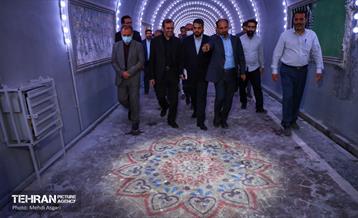 افتتاح بزرگترین تونل نقش و نور کشور در بوستان نهج‌البلاغه 9