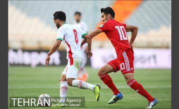 دیدار تیم‌های ملی فوتبال بزرگسالان و امید ایران 23