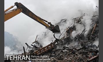 سومین روز عملیات امداد ونجات حادثه پلاسکو -4 10