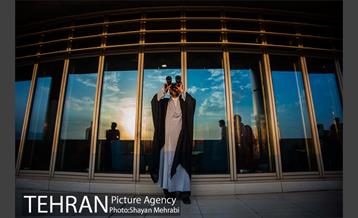 استهلال هلال ماه شوال از فراز برج میلاد تهران 5