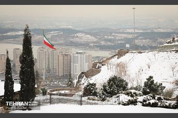 روز برفی در آبشار تهران 40
