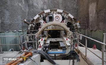 مونتاژ قطعه اصلی دومین دستگاه TBM خط 10 5