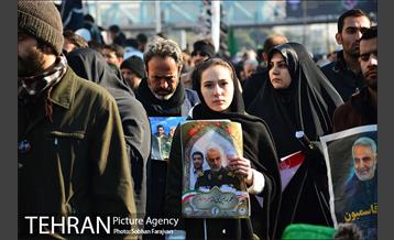 آیین تشییع «سردار قاسم سلیمانی» -3 35