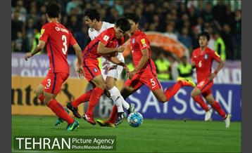دیدار ایران و کره جنوبی در مقدماتی جام جهانی 25