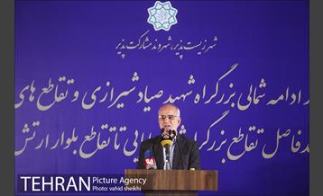 بازدید و آیین بهره برداری از قطعه شمالی و پایانی بزرگراه شهید صیاد شیرازی 38