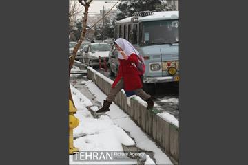 بارش برف در تهران 8