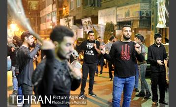 عزاداری شب تاسوعا در خیابان های تهران 7