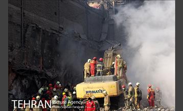 غروب روز هفتم پلاسکو با پیکر 8 آتش نشان 12