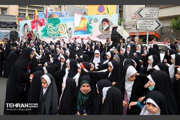 پردیس های فرهنگی شهرداری تهران در مسیر راهپیمایی روز قدس 14