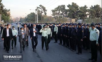 صبحگاه مشترک یگان حفاظت شهرداری تهران با حضور  شهردار تهران 11