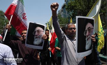 راهپیمایی مردمی علیه تهاجم رژیم صهیونیستی به ایران 25