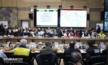 تمرین دور میزی زلزله کلانشهر تهران 10