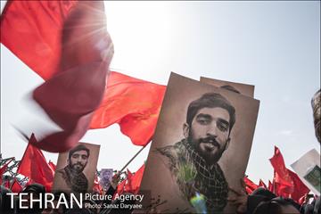 تشییع پیکر مطهر شهید محسن حججی 7