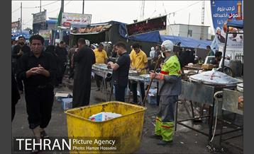 ارائه خدمات نیرو های خادم الحسین (ع) در کربلا 33