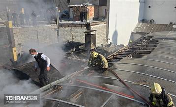 حریق در بازار تجریش 8