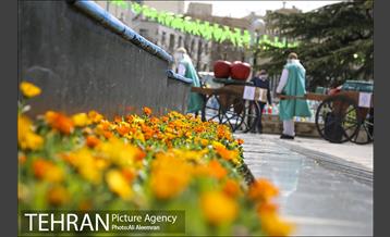 حرکت کاروان نوروزی در محله های شمال شرق تهران 8