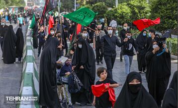 مراسم پیاده روی جاماندگان اربعین حسینی در تهران 12