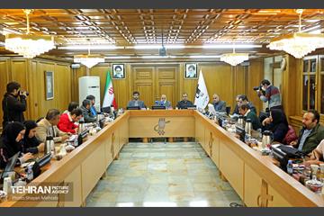 نشست خبری رئیس شورای اسلامی شهر و اعضای کمیسیون برنامه بودجه  12