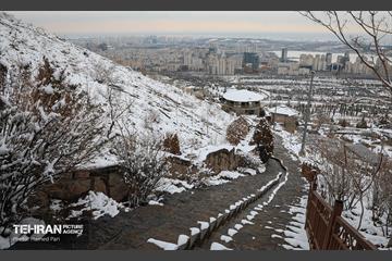 روز برفی در آبشار تهران 27