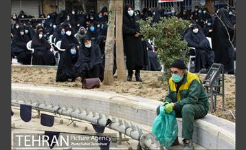 عزادارای ایام فاطمیه در میدان ابوذر 12