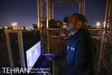اکران تصاویری بر برج آزادی تهران برای همدردی با ملت چین 4