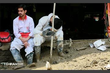 گل روبی و عملیات جست و جوی مفقودین سیل منطقه کن