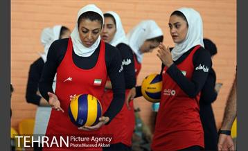 تمرین تیم ملی والیبال بانوان 4