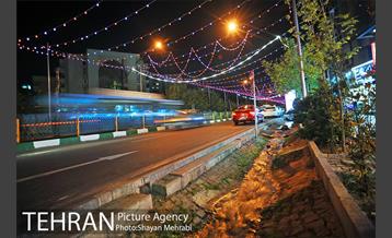 تونل نوری از میدان ونک تا بلوار میرداماد 25