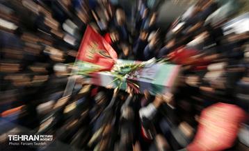 تشییع پیکر شهید گمنام دفاع مقدس "همسایه فردوس" 6