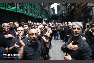 عزاداری ظهر تاسوعا در بازار بزرگ تهران 3