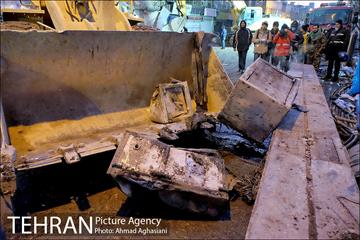 چهارمین روز آواربرداری ساختمان پلاسکو 1