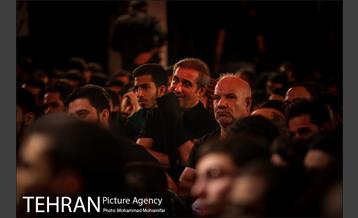 عزاداری سیاه پوشان در هیئت ریحانة الحسین  1