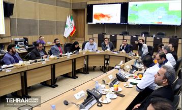 حضور مدیرکل سرمایه انسانی شهرداری تهران در ستاد مدیریت بحران شهرداری تهران 13