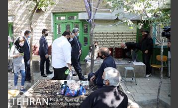 بازدید شهردار تهران از قهوه‌خانه حسین رمضان یخی در محله دروازه غار 1