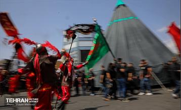 خیمه سوزان ظهر عاشورا در چهار راه گلوبندک  26