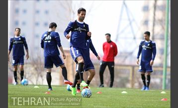 تمرین تیم ملی فوتبال ایران