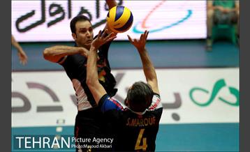 دیدار تیم های والیبال پیکان تهران و شهرداری تبریز