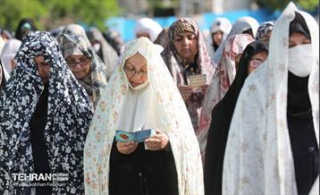 اقامه نماز عید فطر در محله بهرود 10