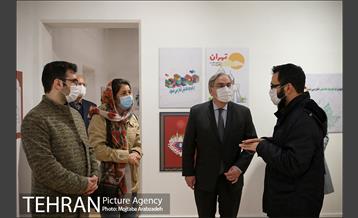 بازدید سفیر فرانسه از نمایشگاه تهران از منظر هنرمندان 7