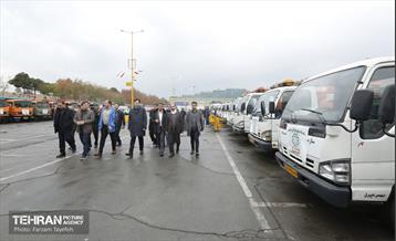 مانور برف روبی شهرداری منطقه 5